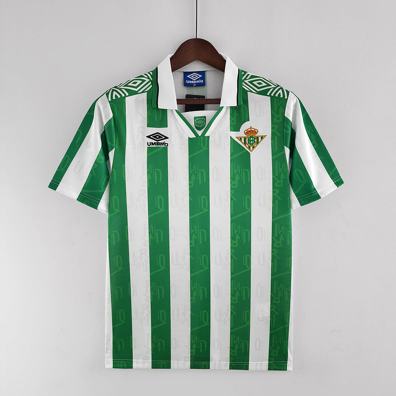 Betis Home 1994/1995 Vintage short slave football jersey