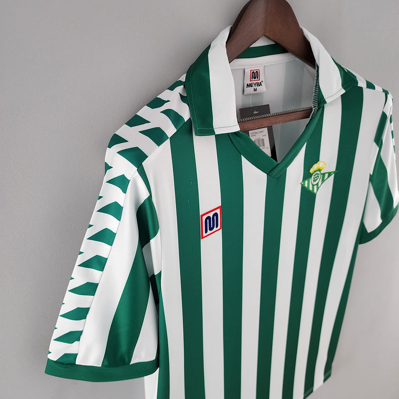 Betis 1982/1985 Home retro short slave football jersey