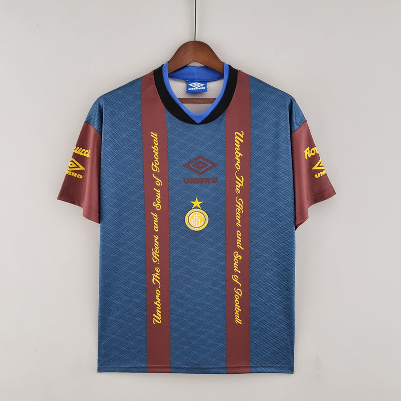 Inter Milan AWAY 1994/1995 Vintage short slave football jersey